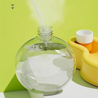 HKM-4414653 Portable Pet Water Bottle with Integrated Bowl for Dogs - Large Capacity Leak-Proof Design