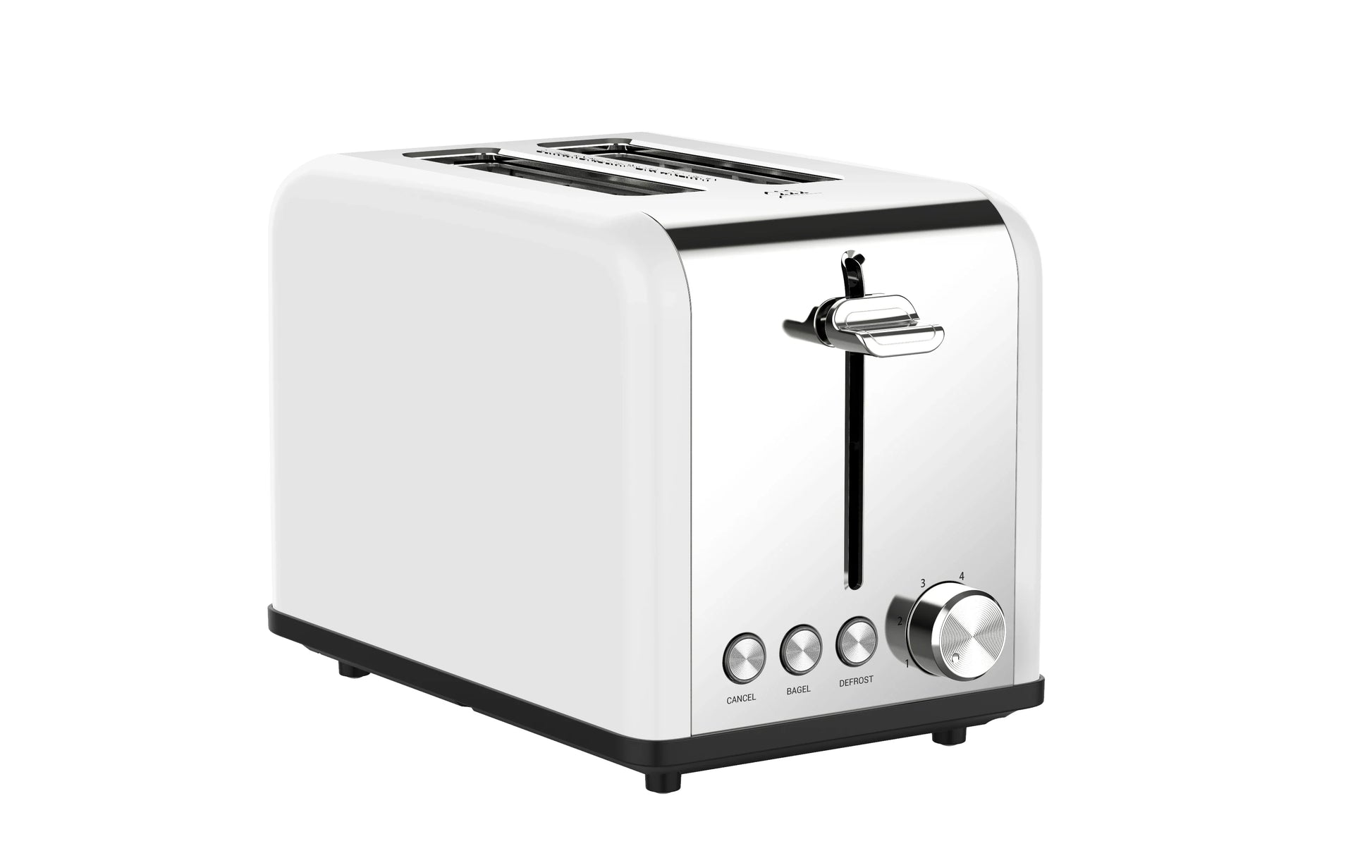 HKM-441491 Extra Wide Slot 2-Slice Retro Toaster with Reheat, Defrost, and 6 Browning Levels