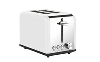 HKM-441491 Extra Wide Slot 2-Slice Retro Toaster with Reheat, Defrost, and 6 Browning Levels