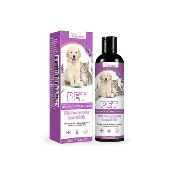 HKM-441491 Gentle Pet Shampoo for Itchy Skin Relief, Soft and Tangle-Free Fur