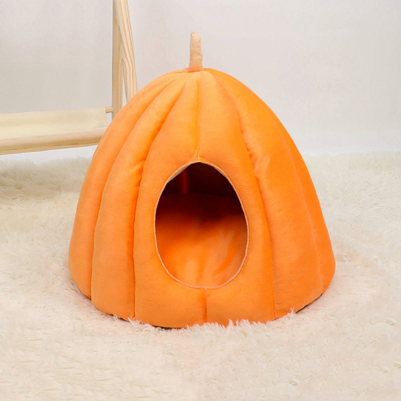 HKM-4415037 Warm Enclosed Pet Mat for Cats and Dogs - Soft Fiber Cotton with High Resilience and Thick Filling