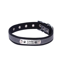 HKM-441619 Reflective Microfiber Dog and Cat Collar in Various Colors and Sizes