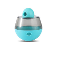 HKM-4416957 Compact Cat Food Leakage Feeder for Training - Red & Blue Options, Durable Plastic Design