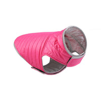 HKM-4417597 Double-Sided Cotton Coat for Dogs - Light Down Vest in Red, Orange, Pink, and Blue