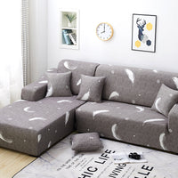 HKM-441811 Four Seasons Elastic Polyester Sofa Cushion Cover - Nordic Cartoon Pattern, Fits Modular Sofas (90-300cm)