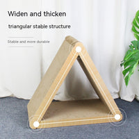 HKM-4419133 Geometric Triangle Cat Scratch Board - Corrugated Paper, 45x23x40cm