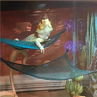 HKM-4420541 Reptile Hammock for Lizards and Snakes - Versatile Sucker Design, Set of 2