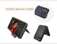 HKM-442131 Multi-Function Portable Data Cable Business Card Holder with Lightning, Micro USB, Type-C, OTG Interfaces - 20cm Length