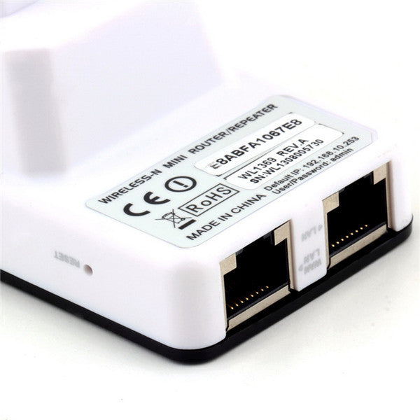 HKM-442259 300Mbps Wireless-N Mini Router WiFi Repeater & Signal Booster