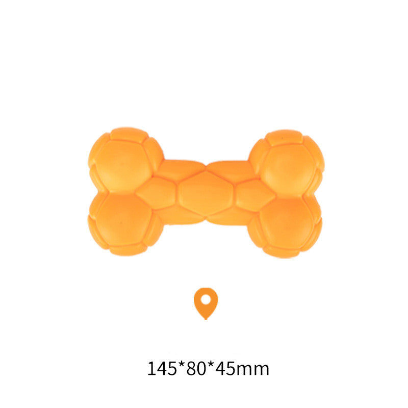 HKM-4423741 Floating Water-Resistant Sound Toy for Pets - Bite-Resistant Blow Molding Vocal Bones in Various Colors