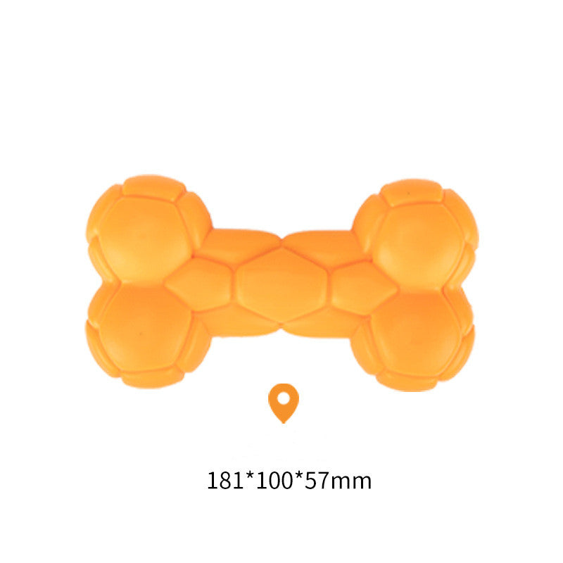 HKM-4423741 Floating Water-Resistant Sound Toy for Pets - Bite-Resistant Blow Molding Vocal Bones in Various Colors