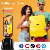 HKM-442451 360-Degree Automatic Face Tracking Camera for Live Streaming and Video Calls