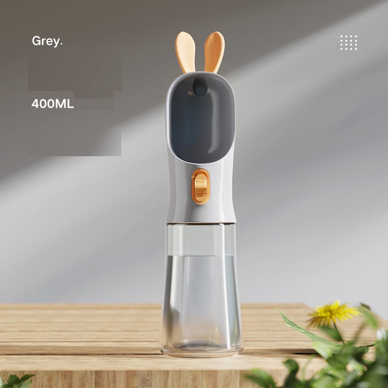 HKM-4424765 Portable Pet Feeding and Water Cup - 400ml Capacity, Multi-Color Options