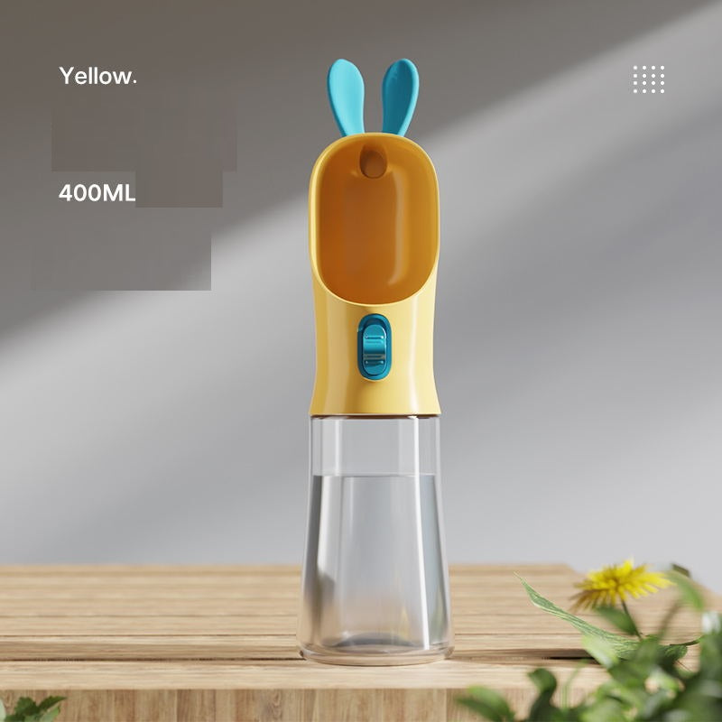 HKM-4424765 Portable Pet Feeding and Water Cup - 400ml Capacity, Multi-Color Options