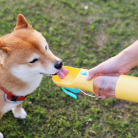 HKM-4424765 Portable Pet Feeding and Water Cup - 400ml Capacity, Multi-Color Options