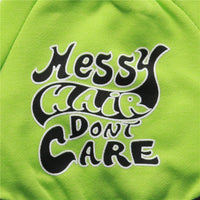 HKM-4425277 Cozy Fleece T-Shirt for Small Dogs - Go Away Teddy Design
