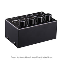 HKM-442579 Four-Channel Passive Audio Mixer with Versatile Input and Output Impedance