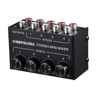 HKM-442579 Four-Channel Passive Audio Mixer with Versatile Input and Output Impedance