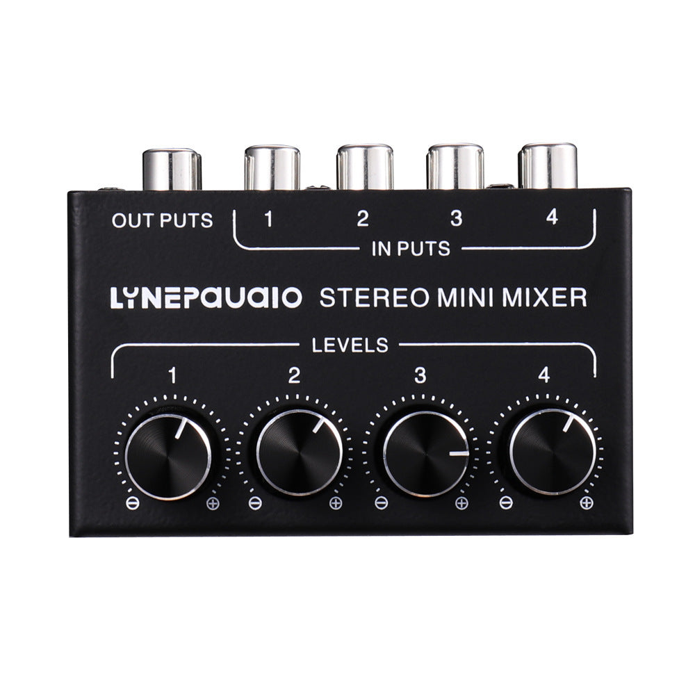 HKM-442579 Four-Channel Passive Audio Mixer with Versatile Input and Output Impedance