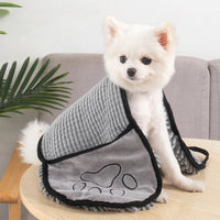 HKM-4426173 Super Absorbent Microfiber Dog Towel with Hand Pockets – Quick Drying, Machine Washable, Perfect for Medium to Large Pets