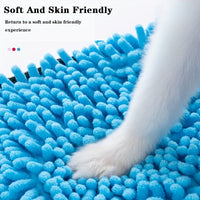 HKM-4426173 Super Absorbent Microfiber Dog Towel with Hand Pockets – Quick Drying, Machine Washable, Perfect for Medium to Large Pets
