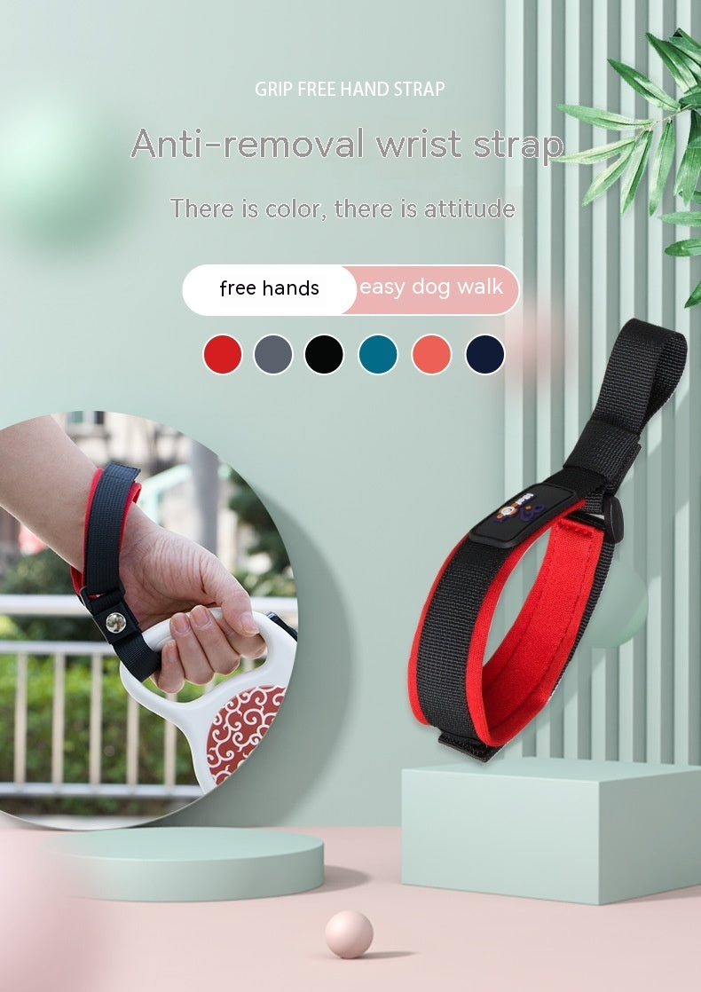 HKM-4428477 Hands-Free Dog Leash with Wrist Strap for Easy Walking, Multiple Color Options Available