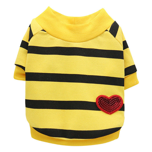 HKM-4428861 Casual Cloth T-Shirt for Puppies - Summer Style, Universal Fit