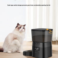 HKM-4429501 Automatic Pet Feeder with 2L Capacity and Stainless Steel Bowl