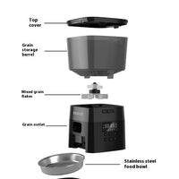 HKM-4429501 Automatic Pet Feeder with 2L Capacity and Stainless Steel Bowl