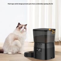 HKM-4429501 Automatic Pet Feeder with 2L Capacity and Stainless Steel Bowl