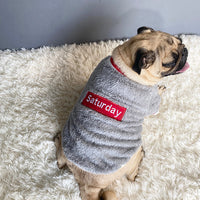 HKM-4429757 Casual Cotton Pet Sweater in Blue for Dogs - Various Sizes Available