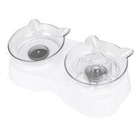 HKM-4430653 Cervical Spine Support Double Cat Bowl with Oblique Mouth Design