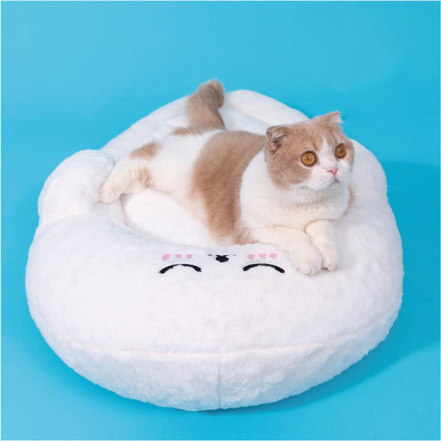 HKM-4430909 Cozy Removable Pet Nest Mat with Raised Rim for Secure Sleeping