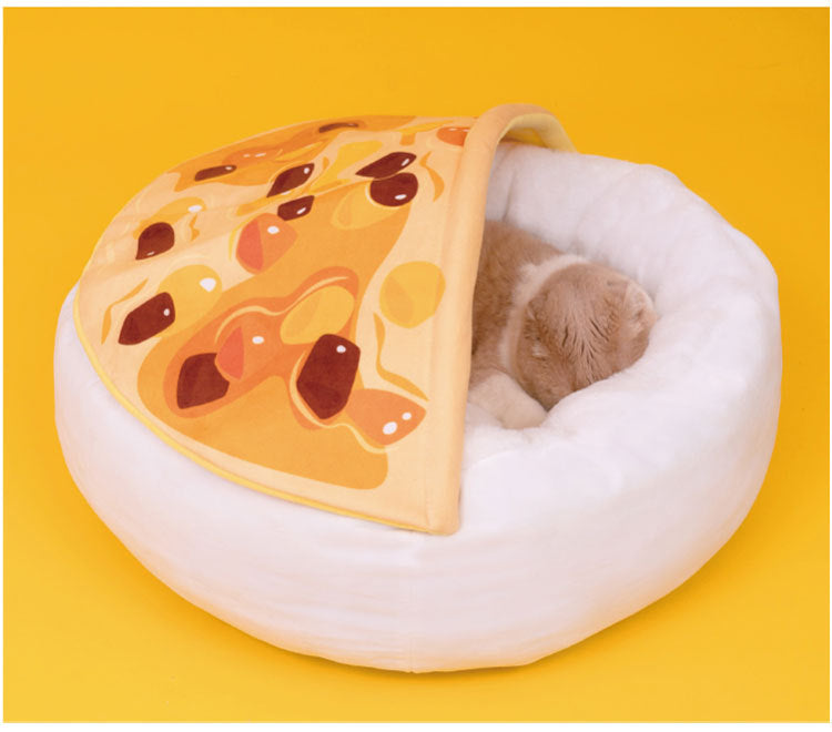 HKM-4430909 Cozy Removable Pet Nest Mat with Raised Rim for Secure Sleeping
