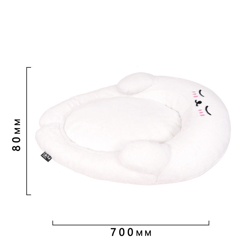 HKM-4430909 Cozy Removable Pet Nest Mat with Raised Rim for Secure Sleeping