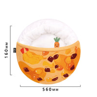 HKM-4430909 Cozy Removable Pet Nest Mat with Raised Rim for Secure Sleeping