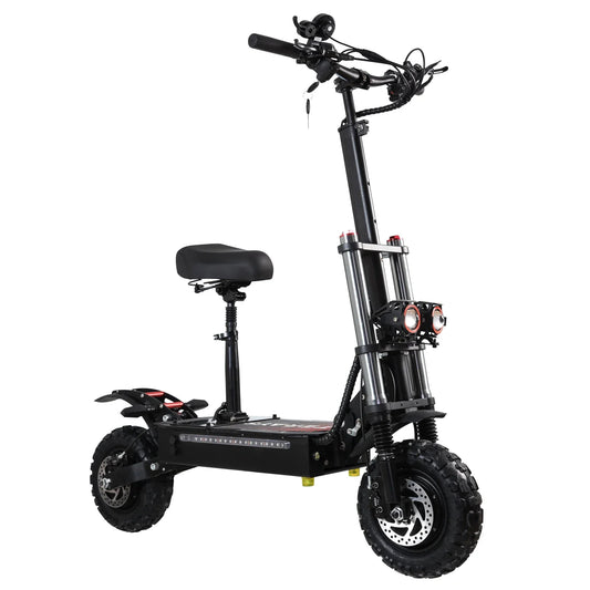 HKM-443091 High-Speed Electric Scooter with 100KM Range, 3000W Dual Motor, 200KG Load Capacity, 80-85KM/H Speed