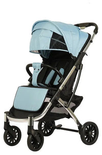 HKM-4431571 sky blue stroller showcase