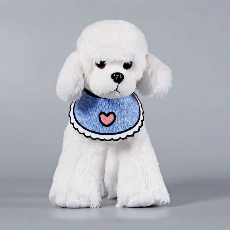 HKM-4432061 Casual Cartoon Pet Bib with Machine Cotton and Embroidery for General Use