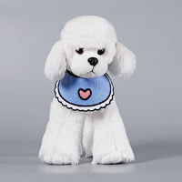 HKM-4432061 Casual Cartoon Pet Bib with Machine Cotton and Embroidery for General Use
