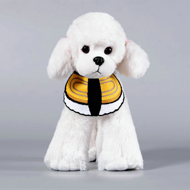 HKM-4432061 Casual Cartoon Pet Bib with Machine Cotton and Embroidery for General Use