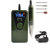 HKM-443219 Rechargeable Electric Nail Polisher with 0-35000 RPM Speed and 4.5h Battery Life