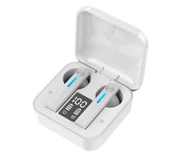 HKM-443219 Wireless Bluetooth Earbuds with Dual Connectivity, Call & Voice Control, Battery Display - Available in Black, White, Pink