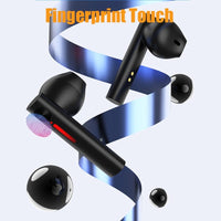 HKM-443219 Wireless Bluetooth Earbuds with Dual Connectivity, Call & Voice Control, Battery Display - Available in Black, White, Pink