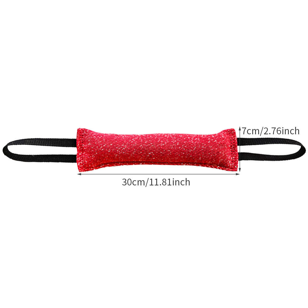 HKM-4433085 Durable Interactive Dog Tug Chew Stick for Teeth Cleaning - Great for Medium Breeds