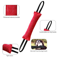 HKM-4433085 Durable Interactive Dog Tug Chew Stick for Teeth Cleaning - Great for Medium Breeds