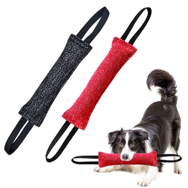 HKM-4433085 Durable Interactive Dog Tug Chew Stick for Teeth Cleaning - Great for Medium Breeds
