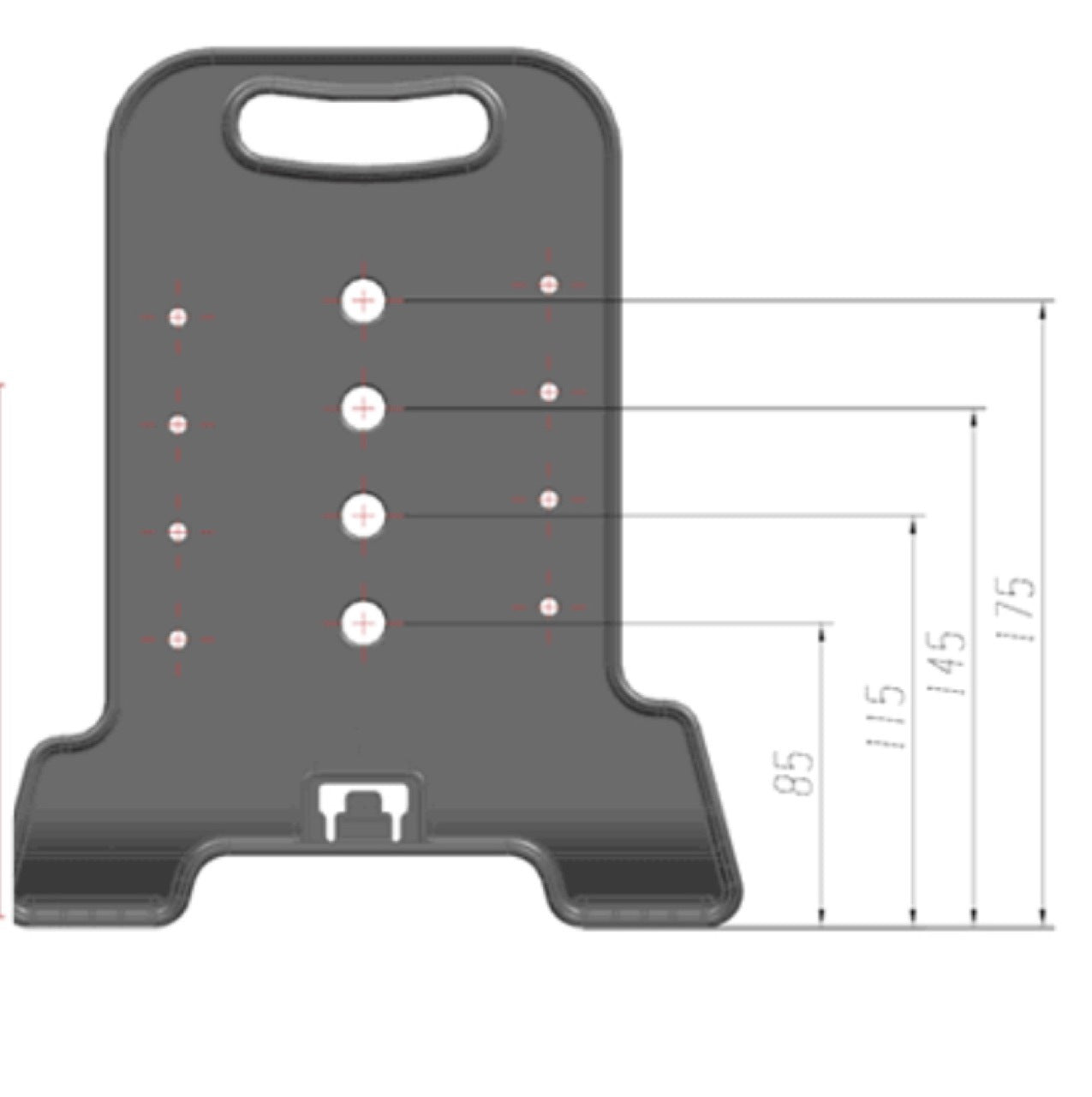 HKM-4434621 Height Adjustable Pet Feeding Table with Double Stainless Steel Bowls - Suitable for Cats and Small Dogs