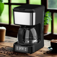 HKM-443475 6-Cup Coffee Machine with Clear Water Lever and Non-Stick Warm Plate