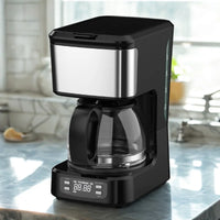 HKM-443475 6-Cup Coffee Machine with Clear Water Lever and Non-Stick Warm Plate